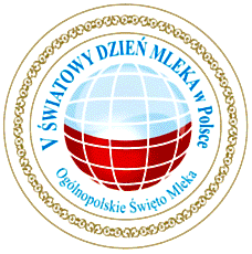 Naklejka 5 światowy dzień mleka w Poslce